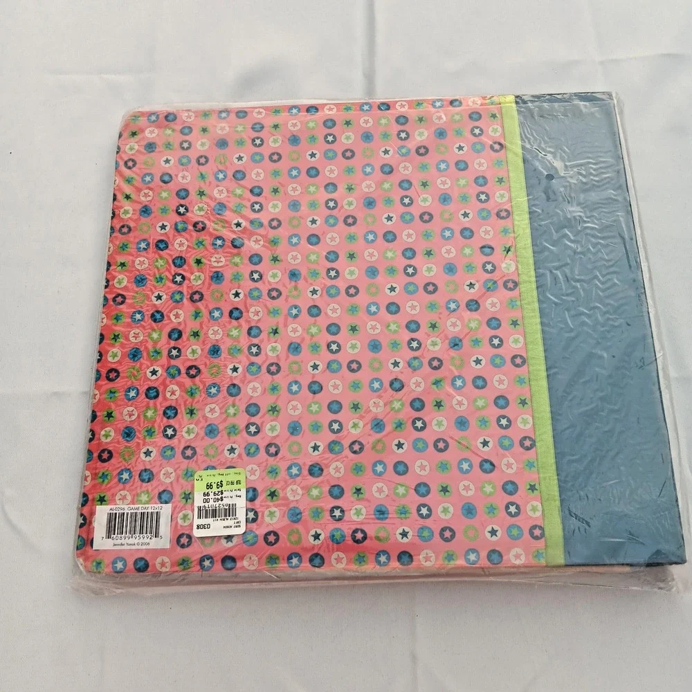 NWT Sports Scrapbook Album 12x12 Game Day‎ Photo Memory Book 10 Page Protectors